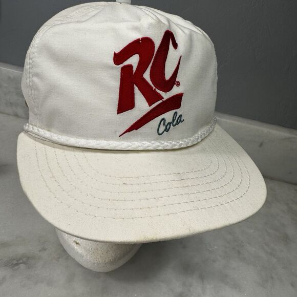Vintage RC Cola Soft Drink Soda Made in USA White Hat - Picture 6 of 9